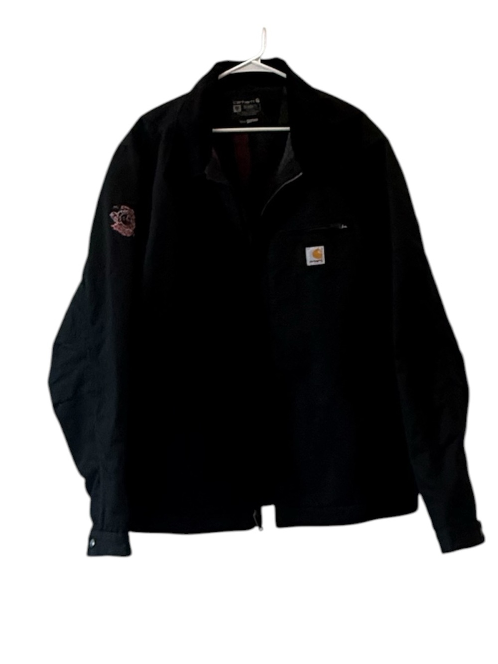 Carhartt Men’s Detroit Blanket Lined Black Work Jacket 3XL - Picture 2 of 9